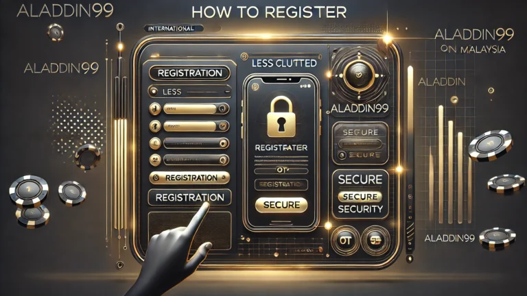 How to register at Aladdin99 Center
