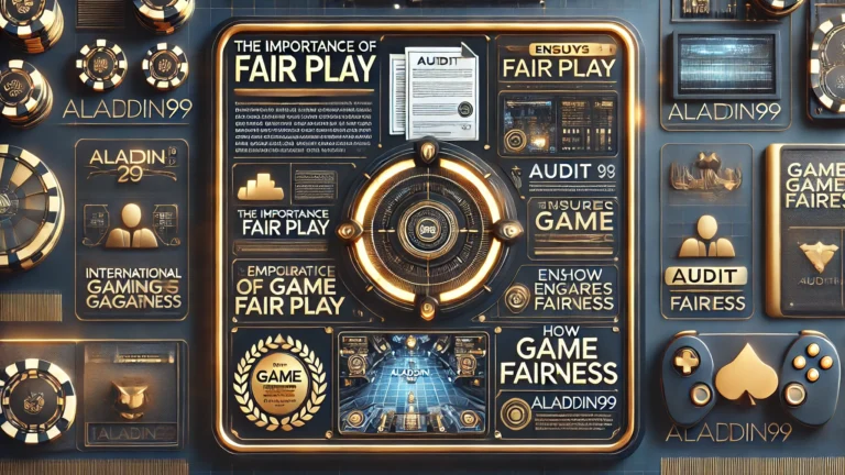 importance of fair play and how Aladdin99 ensures game fairness