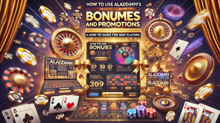 How to Use Aladdin99 Bonuses and Promotions