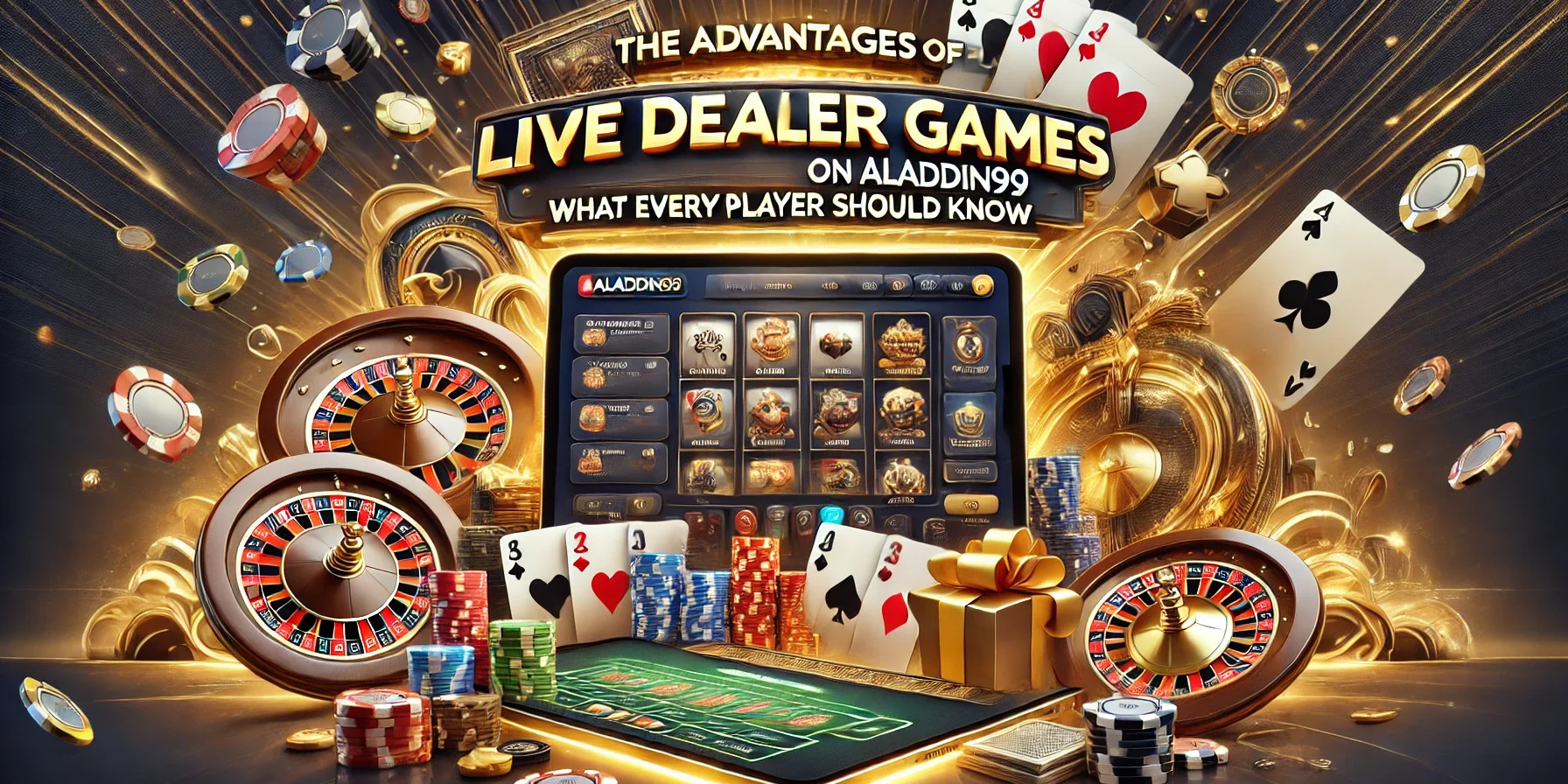 The Advantages of Playing Live Dealer Games on Aladdin99