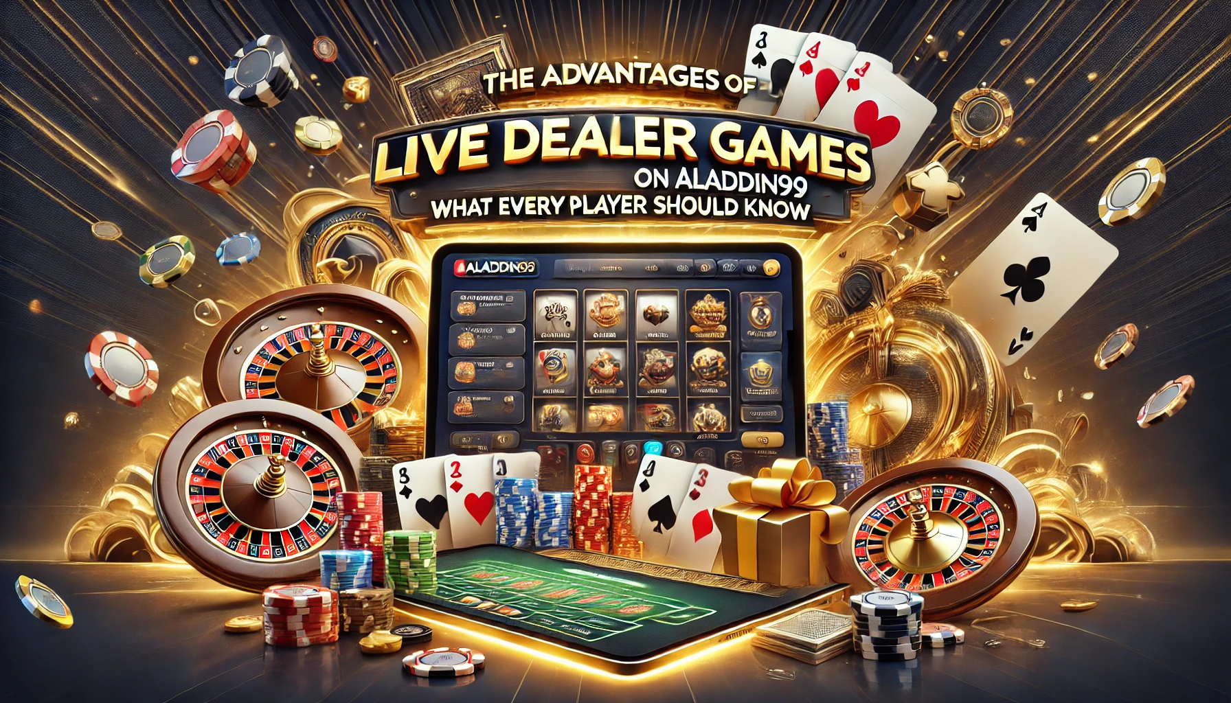 The Advantages of Playing Live Dealer Games on Aladdin99 The Advantages of Playing Live Dealer Games on Aladdin99