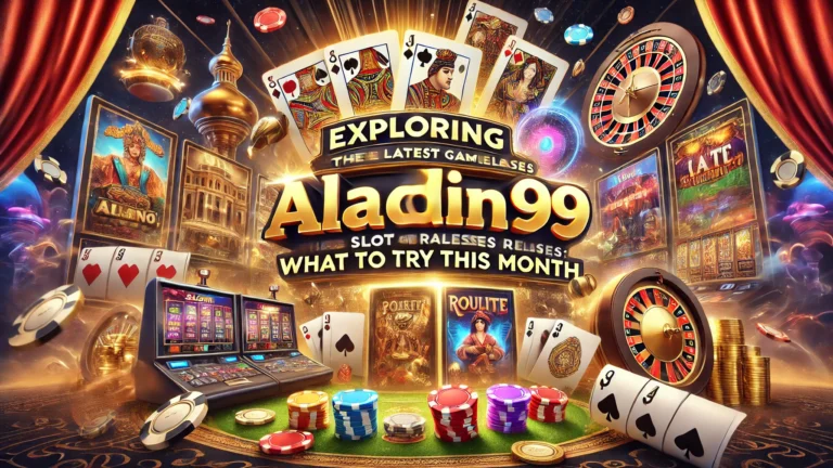 Exploring the Latest Slot Game Releases on Aladdin99