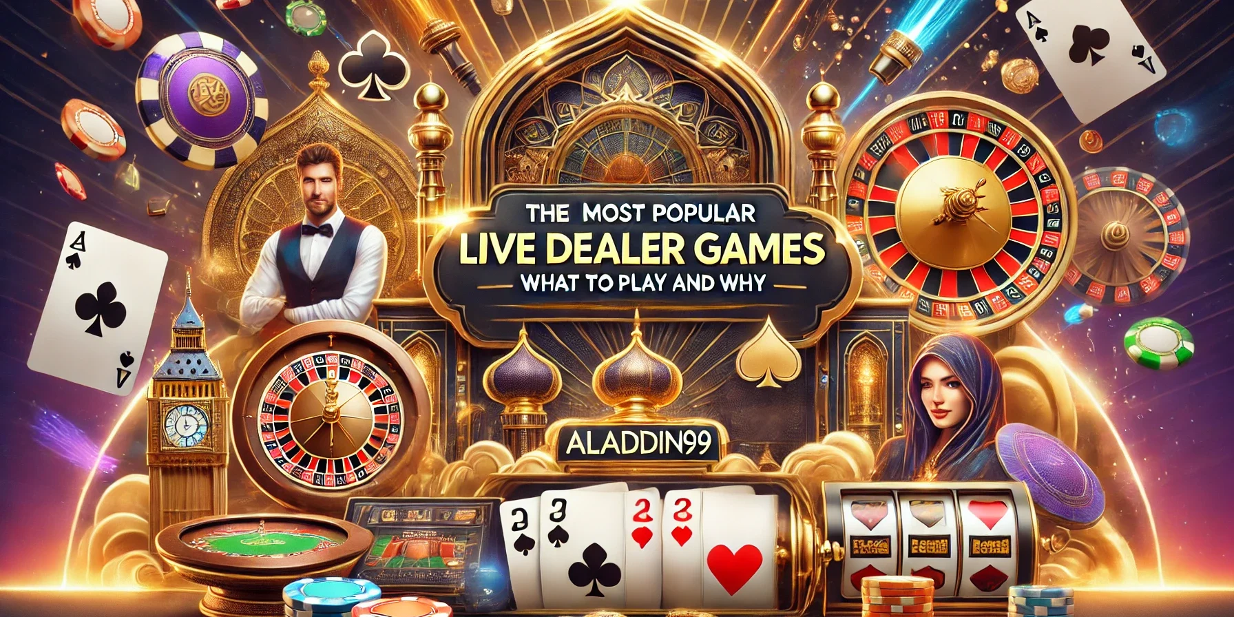 The Most Popular Live Dealer Games on Aladdin99
