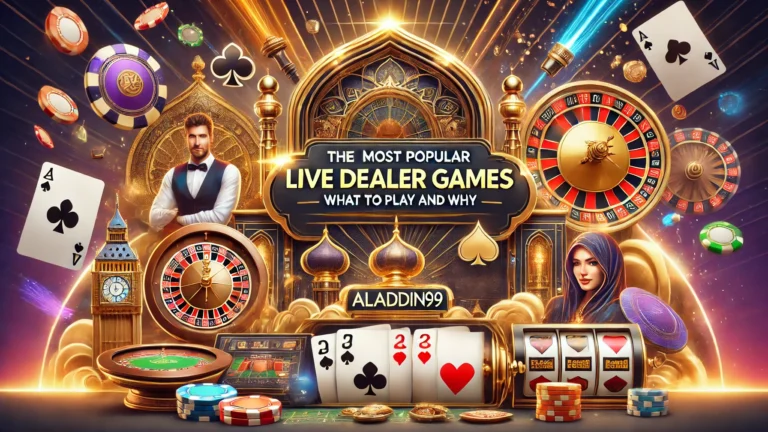 The Most Popular Live Dealer Games on Aladdin99