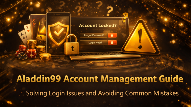Aladdin99 account management guide